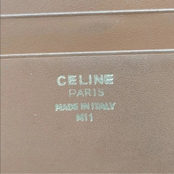 CELINE Wallet PVC Brown - Picture 7 of 7